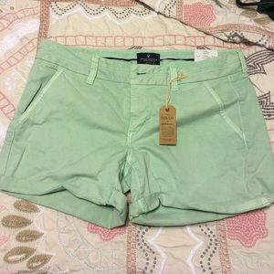 American Eagle seafoam shorts size 6